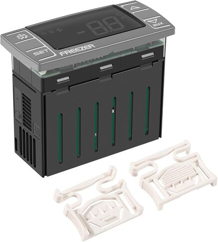 Replacement for Dixell XR06CX-4N1F1 Temperature Controller, Digital Thermostat for 120V Commercial Refrigerator & Freezer, Dual NTC Input, Compressor Fan Defrost Control in Saudi Arabia
