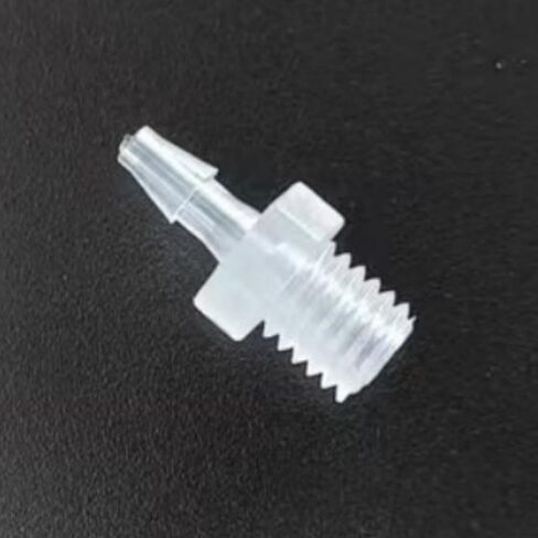 تركيب خرطوم بلاستيكي، 1/16 بوصة بارب M5 ذكر محول موصل تركيبات الأنابيب للوقود والغاز السائل PP الهواء 25PK، مادة البولي بروبيلين in Kuwait