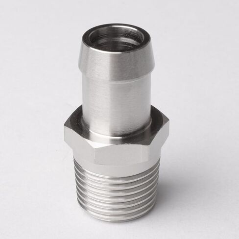 محول مدخل المضخة، 1/2 NPT ذكر إلى 5/8 بوصة، معدن مطلي بالكروم، لتوصيلات خرطوم السخان in Kuwait