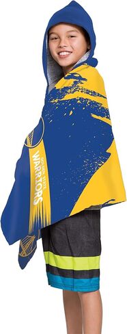 Northwest Golden State Warriors NBA Cross Out Youth Hooded Micro Fiber Towel 22 x 51 Inches in Saudi Arabia