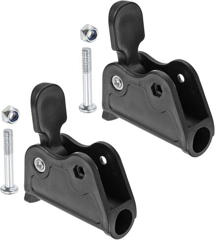 Lounge Chair Seat Latch Hinge - Thickened Fixed Catch Lock and Release, Wear Resistant, Apply to Camping Beach Chair (20mm, Black) in Saudi Arabia