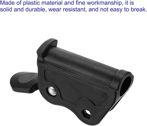 Lounge Chair Seat Latch Hinge - Thickened Fixed Catch Lock and Release, Wear Resistant, Apply to Camping Beach Chair (20mm, Black) in Saudi Arabia