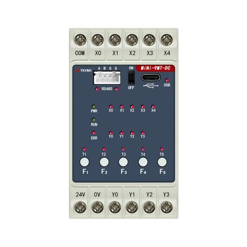 DC 24V Control Small PLC FX1S-20MT Programmable Logic Controller With 10 Input 10 Transistor Output, 2 High-Speed Pulse 100KHz For Encoder Sevor and Stepper, 1 Channel RS485 (Mini-20MT-4MTS-DC) in Saudi Arabia