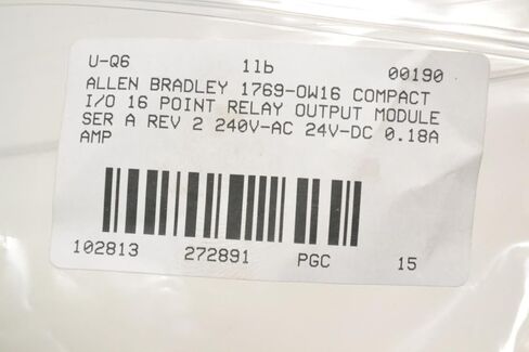 ALLEN BRADLEY 1769-OW16 SERIES A PLC MODULE in Kuwait