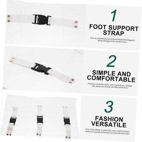 2pcs Dental Chair Foot Strap Wear-Resistant Foot Holder for Comfort and Support for Dental and Clinic Chairs in Saudi Arabia