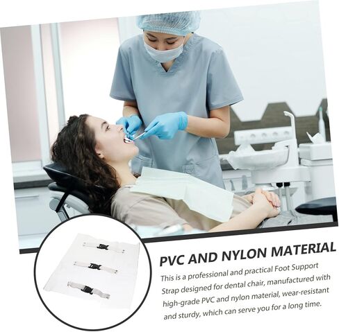 2pcs Dental Chair Foot Strap Wear-Resistant Foot Holder for Comfort and Support for Dental and Clinic Chairs in Saudi Arabia