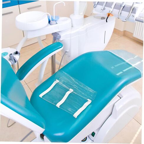 Dental Chair Foot Pad Cover Plastic Elastic Bands Dustproof for Clinics in Saudi Arabia