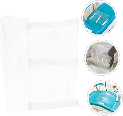 Dental Chair Foot Pad Cover Plastic Elastic Bands Dustproof for Clinics in Saudi Arabia