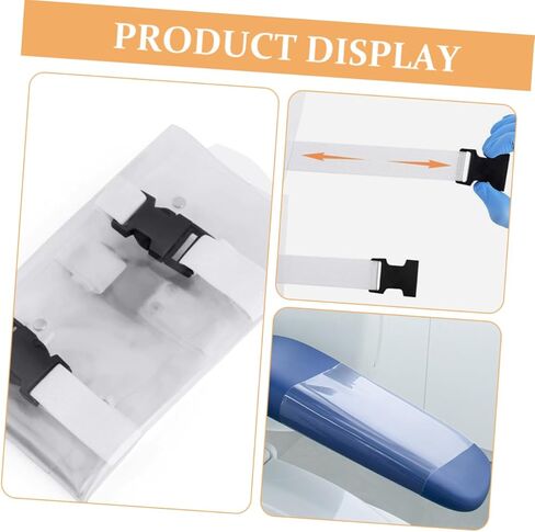 4pcs Transparent Dental Chair Foot Cover Pad Cushion Protector for Dental Chairs Space-Saving Design Easy to Clean Comfortable Foot Cushion for Clinics and Hospitals in Saudi Arabia