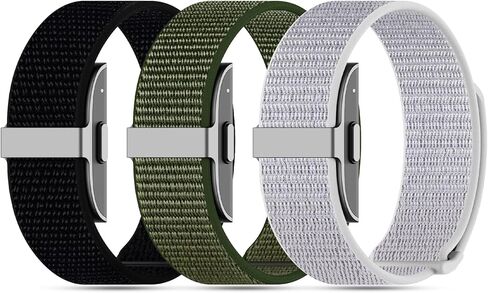 3-Pack Nylon Loop Sport Replacement Bands Compatible with Hume Health Band, Soft Breathable Adjustable Wrist Band for Hume Band Replacement Strap Wristband for Fitness Tracker Women Men in Kuwait