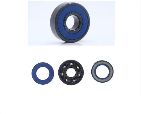 ABEC-9 608 2RS Inline Roller Skate Wheel Bearing RS Anti Rust Skateboard Ball Bearings 608RS Red Sealed 8x22x7mm Shaft(608rs Red,16pcs) in Saudi Arabia