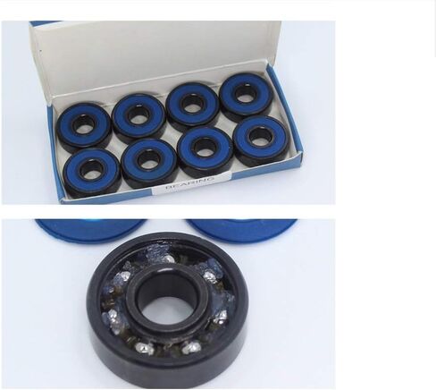ABEC-9 608 2RS Inline Roller Skate Wheel Bearing RS Anti Rust Skateboard Ball Bearings 608RS Red Sealed 8x22x7mm Shaft(608rs Red,16pcs) in Saudi Arabia