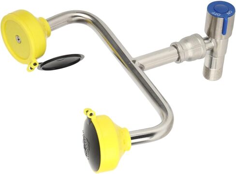 محطة غسيل العين، تدفق مستمر للمياه، 2 فوهات قابلة للنفخ، محطة غسيل العين في حالات الطوارئ للمكتب in Kuwait