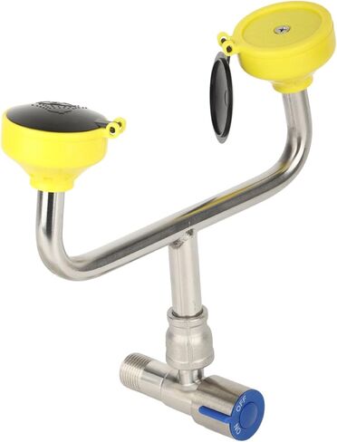 محطة غسيل العين، تدفق مستمر للمياه، 2 فوهات قابلة للنفخ، محطة غسيل العين في حالات الطوارئ للمكتب in Kuwait