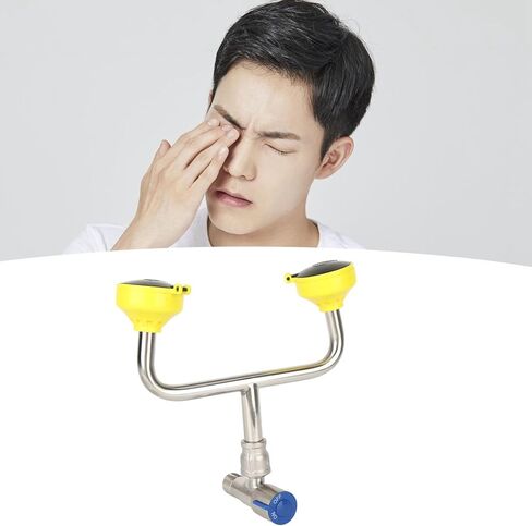 محطة غسيل العين، تدفق مستمر للمياه، 2 فوهات قابلة للنفخ، محطة غسيل العين في حالات الطوارئ للمكتب in Kuwait