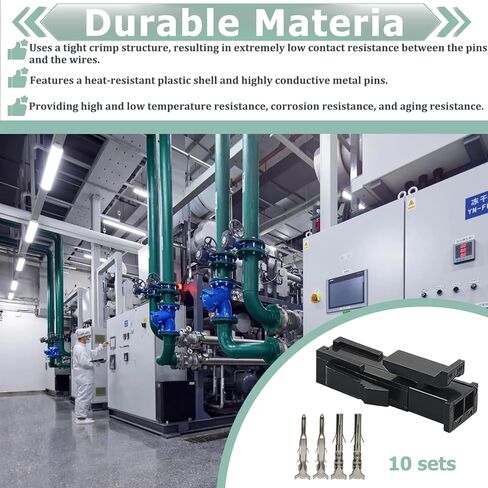 10 مجموعات متوافقة مع موليكس مايكرو فيت 3.0 ثنائي الصف (دائرتين) مقابس ذكر وأنثى مع كتل طرفية in Kuwait