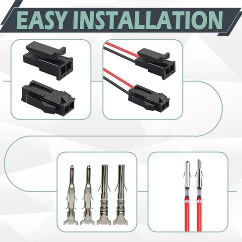 10 مجموعات متوافقة مع موليكس مايكرو فيت 3.0 ثنائي الصف (دائرتين) مقابس ذكر وأنثى مع كتل طرفية in Kuwait