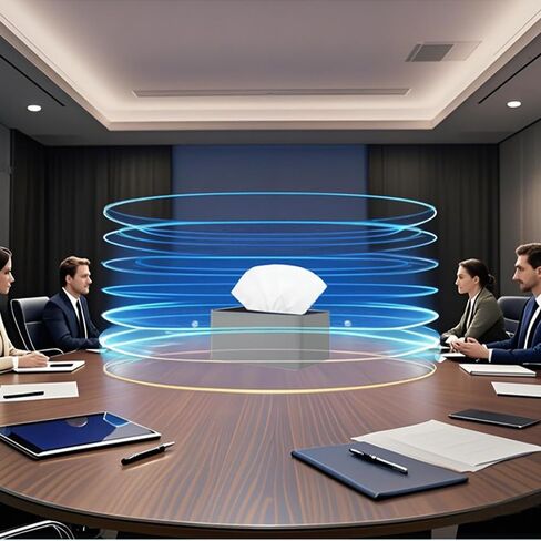 Tissue Box Design Anti-Recording Device Blocker, Undetectable Office Privacy Protector for Confidential Meetings & Conversations in Kuwait