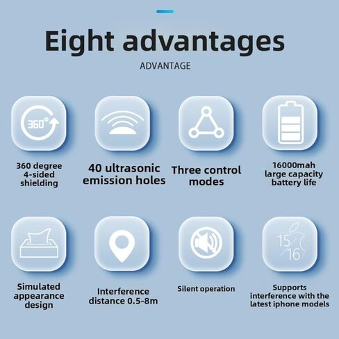 Tissue Box Design Anti-Recording Device Blocker, Undetectable Office Privacy Protector for Confidential Meetings & Conversations in Kuwait