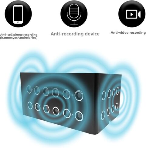 Tissue Box Design Anti-Recording Device Blocker, Undetectable Office Privacy Protector for Confidential Meetings & Conversations in Kuwait