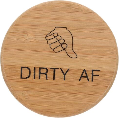 Clean Dirty Dishwasher Magnet Sign Double-Sided Magnetic Kitchen Accessory for Dishwashers Home Necessities Functional Marker in Saudi Arabia