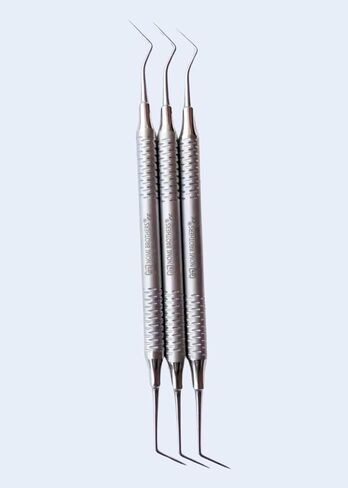 3 PCS German Explorer DG16 Endodontic Explorer Dental Instruments, Hollow Handle in Kuwait