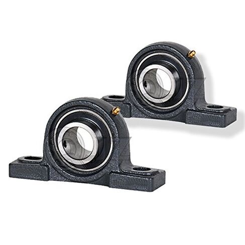 2X 1.5 in Pillow Blocks Cast Iron UCAK208-24 Mounted Bearing UC208-24 + AK208 in Kuwait