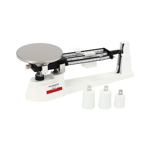 Lab Triple Beam Balance Scale 2610G x 0.1g Stainless Steel Retro Lightweight in Saudi Arabia