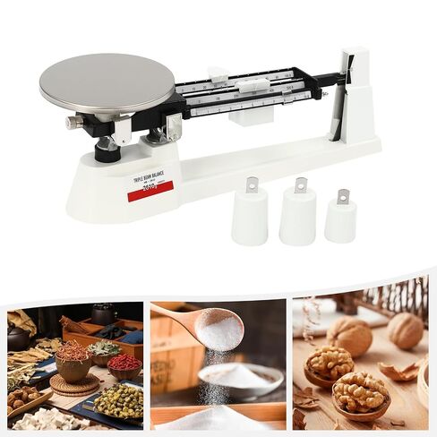 Lab Triple Beam Balance Scale 2610G x 0.1g Stainless Steel Retro Lightweight in Saudi Arabia