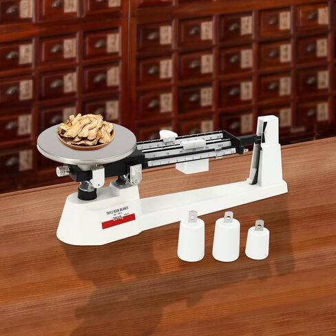Lab Triple Beam Balance Scale 2610G x 0.1g Stainless Steel Retro Lightweight in Saudi Arabia
