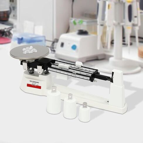 Lab Triple Beam Balance Scale 2610G x 0.1g Stainless Steel Retro Lightweight in Saudi Arabia