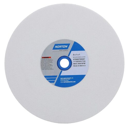 عجلة طحن T1، 8x1x1، AO، 60G، أبيض in Kuwait