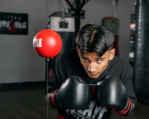 TITLE Boxing Quick Puncher 2.0 - Double End Bag, Speed Bags for Boxing, Punching Bag, Double End Punching Bags, Punching Bag for Adults, Boxing Bag, Boxing Equipment, Reaction Bag in Kuwait