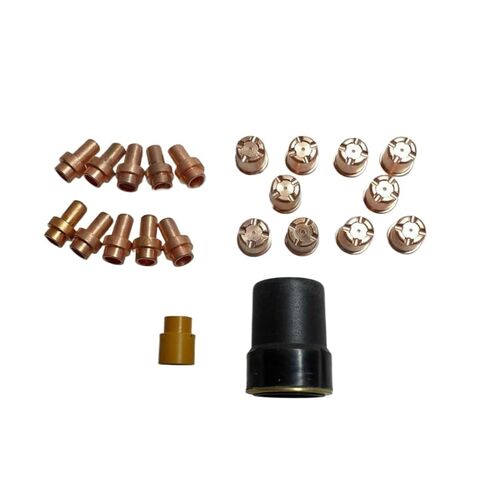 22 قطعة P50 CB50 CB-50 الفوهات الأقطاب الكهربائية دوامة حلقة البلازما آلة قطع الشعلة عدة ملحقات لحام فوهة in Saudi Arabia