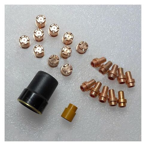 22 قطعة P50 CB50 CB-50 الفوهات الأقطاب الكهربائية دوامة حلقة البلازما آلة قطع الشعلة عدة ملحقات لحام فوهة in Saudi Arabia
