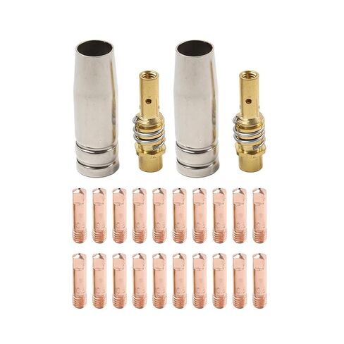 20Pcs Gas Nozzles MIG Welding Equipment Contact Tip 0.030" for MB 15AK Mig Gun in Saudi Arabia