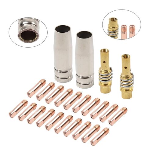 20Pcs Gas Nozzles MIG Welding Equipment Contact Tip 0.030" for MB 15AK Mig Gun in Saudi Arabia