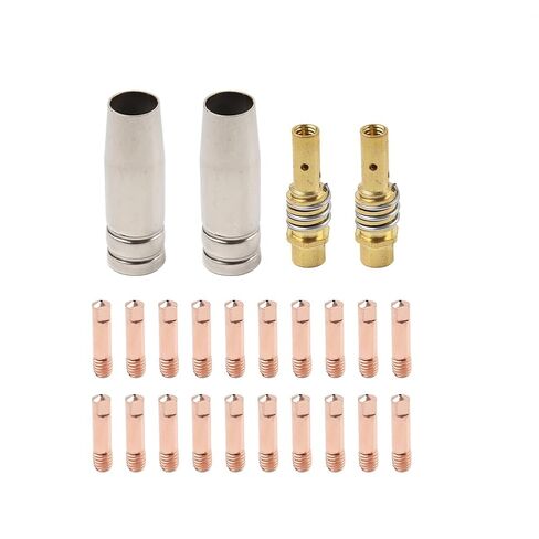20Pcs Gas Nozzles MIG Welding Equipment Contact Tip 0.030" for MB 15AK Mig Gun in Saudi Arabia