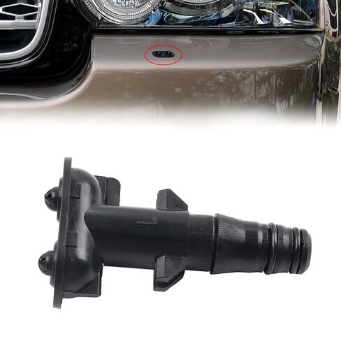 1 Pc Headlamp Washer Jet Sprayer Headlight Nozzle Water Spray ABS Left for Land Rover for Range 2010-2012 in Saudi Arabia
