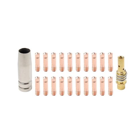 20Pcs Gas Nozzle Gontact Tips Welding Gun Accessory Kit 0.030" for MB 15AK Mig in Saudi Arabia