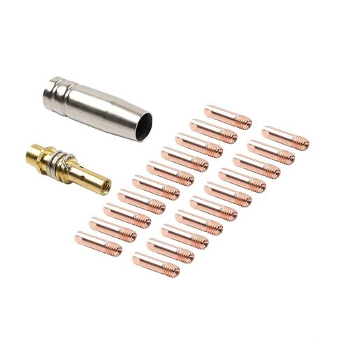 20Pcs Gas Nozzle Gontact Tips Welding Gun Accessory Kit 0.030" for MB 15AK Mig in Saudi Arabia