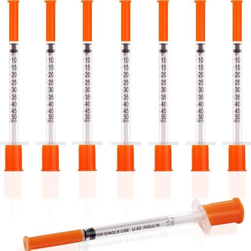 31G 0.5cc 0.5ml 5/16-Inch Measurement Lab Accessories for Industrial and Scientific, Individually Sealed Wrapped - 20 Pack in Kuwait