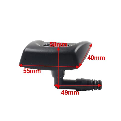 1 Pair Windshield Wiper Nozzles Water Spray Nozzle Washer Jet Sprayer ABS Left& Right for Land Rover Discovery 3 2005-2009 in Saudi Arabia