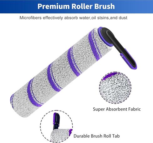 S30 Pro Accessories for NARWAL S30 Pro Wet Dry Vacuum Cleaner, NARWAL Replacement Parts inclue 3 HEPA Filters & 3 Brush Rollers in Kuwait