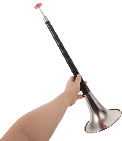 Portable Suona Horn in D Key for Beginners, Traditional Chinese Wind Musical Instrument Resin and Abs Body, Black Suona for Music Practice and Folk Performance in Kuwait