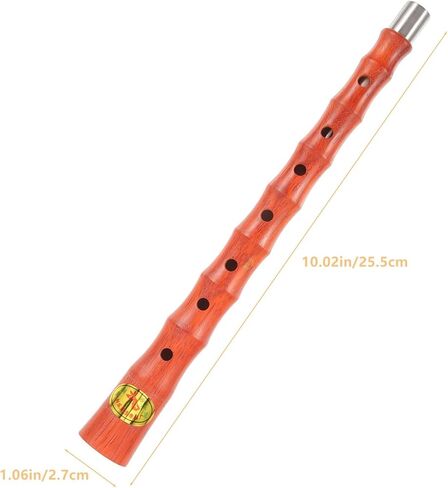 Vaguelly Suona Horn Replacement Tube Metal Suona Horn D Tone Redwood with Protective Case for Chinese Folk Instrument Performance in Kuwait