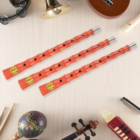 Vaguelly Suona Horn Replacement Tube Metal Suona Horn D Tone Redwood with Protective Case for Chinese Folk Instrument Performance in Kuwait