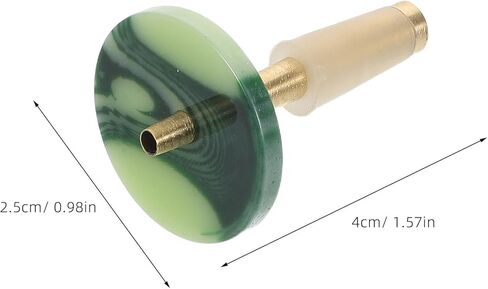 Toyvian Suona Core Replacement Set, Brass Copper Seamless Welded Small G Key Core with Air Valve and 2 Rubber Covers for Suona Repair and Practice Instrument Accessory in Kuwait