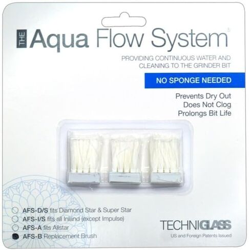 Aqua Flow System Replacement Brushes for All Techniglass Grinders 3pack in Kuwait