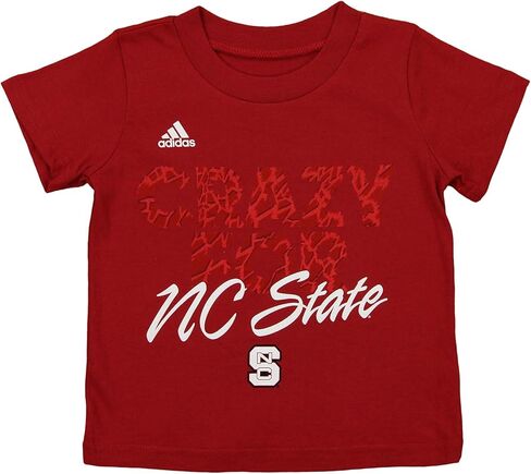 NCAA Toddler Boys North Carolina State Crazy Primary Tee, 4T Red in Saudi Arabia